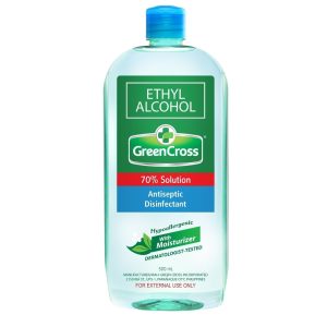 Green Cross Alcohol 70% Ethyl w/ Moisturizer 500ml