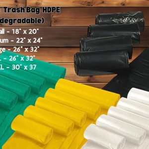 QUICKTIE THRIFT TRASH BAG - BIODEGRADABLE